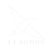 A white feather and arrow logo above the text JJAONUS on a light gray background.